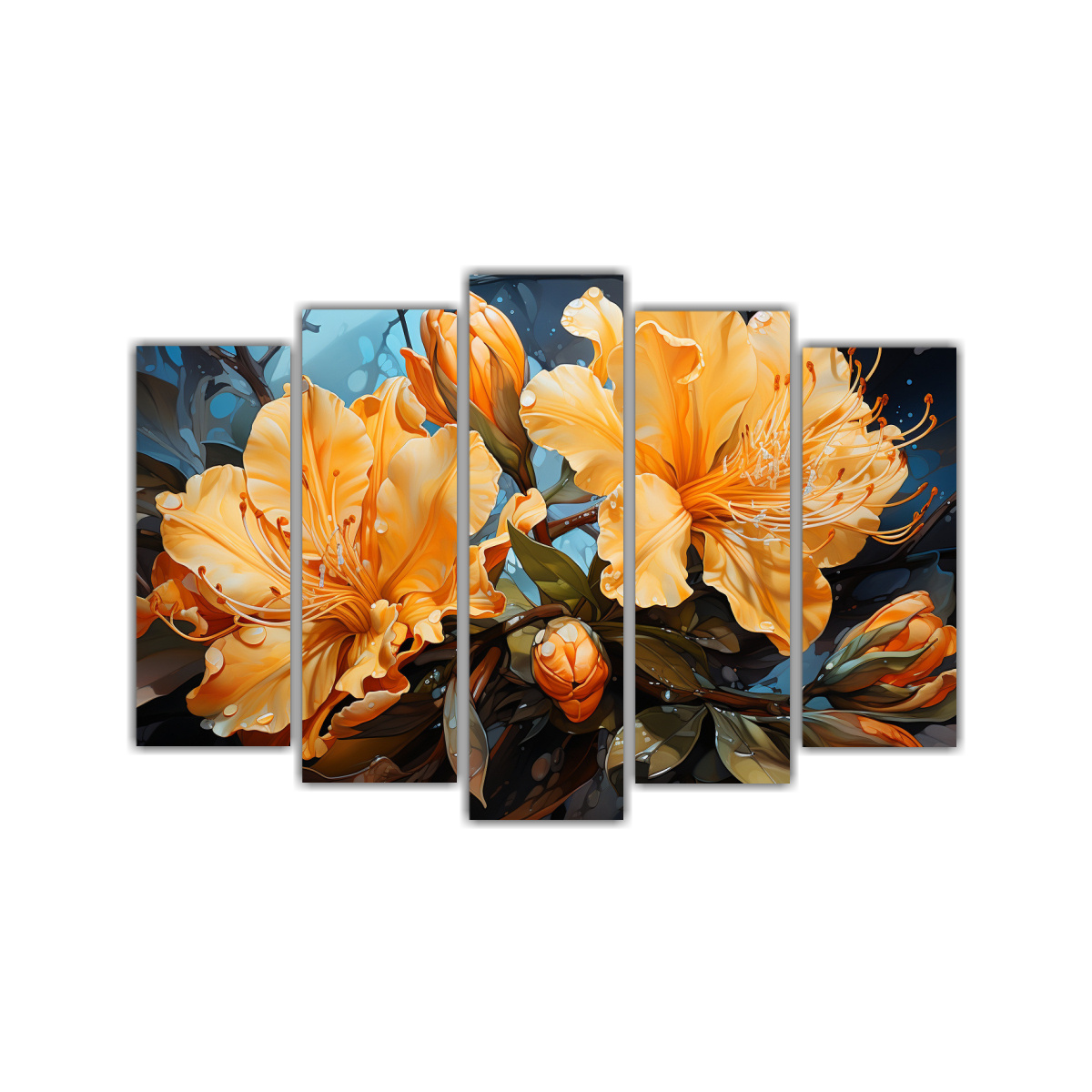 lienzos-tela-luminosos-rhododendros-amarillos-neonoir-decoraci-n