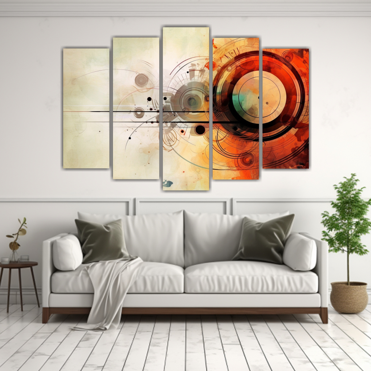 obra-maestra-cinco-telas-bastidor-estilo-galer-a-con-fondo-color-liso-y-abstracto-1