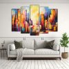 paisaje-urbano-en-cubismo-con-colores-intensos-set-5-cuadros-1