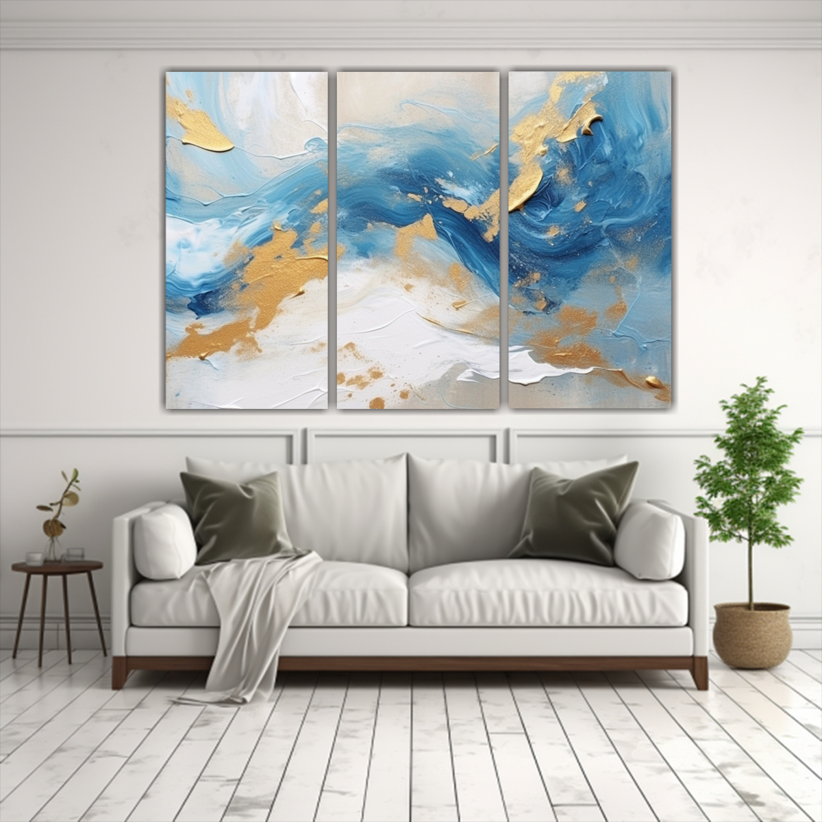 pintura-abstracta-al-leo-en-azul-blanco-y-dorado-1