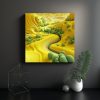 pintura-abstracta-amarilla-colinas-desierto-con-curvas-verdes-1-1