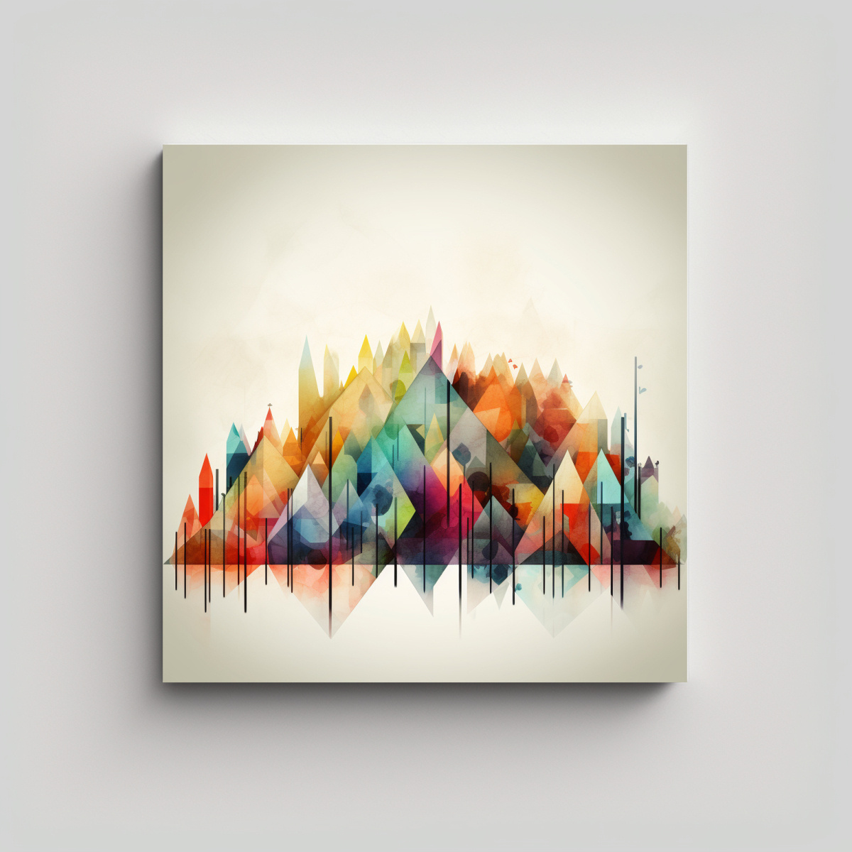 pintura-abstracta-bosque-colorido-de-formas-geom-tricas-en-tela-