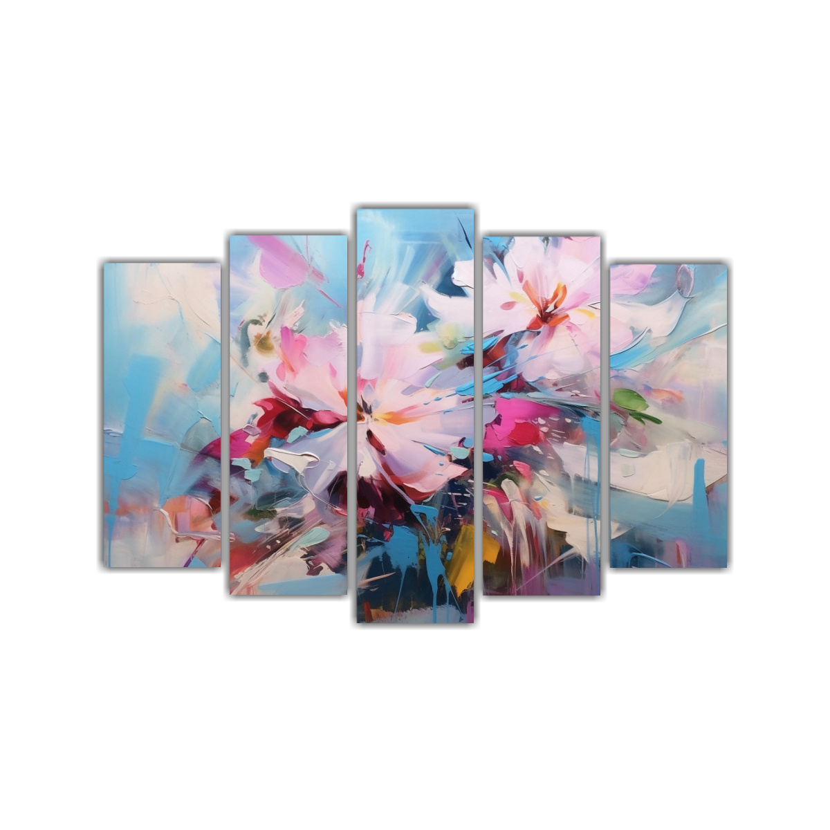 pintura-abstracta-de-flores-en-mesa-set-de-5-cuadros-elegantes