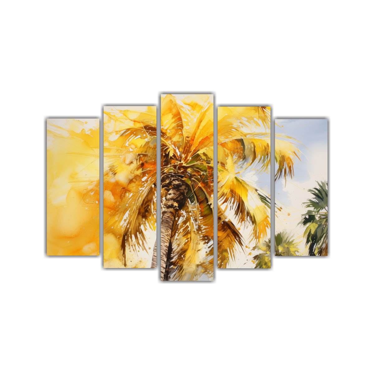 pintura-abstracta-de-palmera-amarilla-con-colores-acuarela-