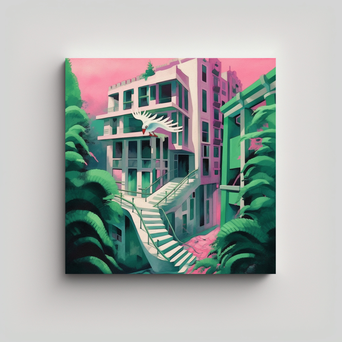 pintura-acuarela-paisaje-arquitect-nico-elegante-en-cuadro-de-decoraci-n