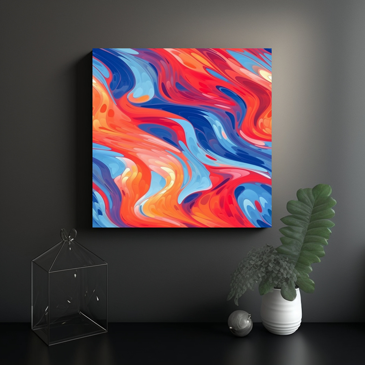 pintura-al-leo-abstracta-habitaci-n-estilo-00s-ola-agua-azul-y-rojo-1