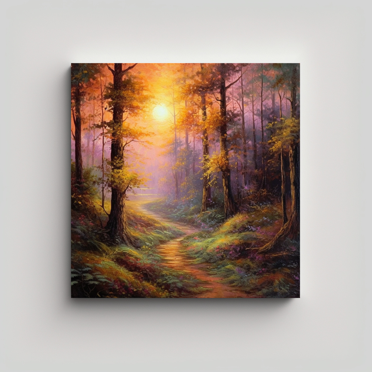 pintura-al-leo-de-hermoso-atardecer-en-el-bosque-arte-y-dise-o-para-decorar