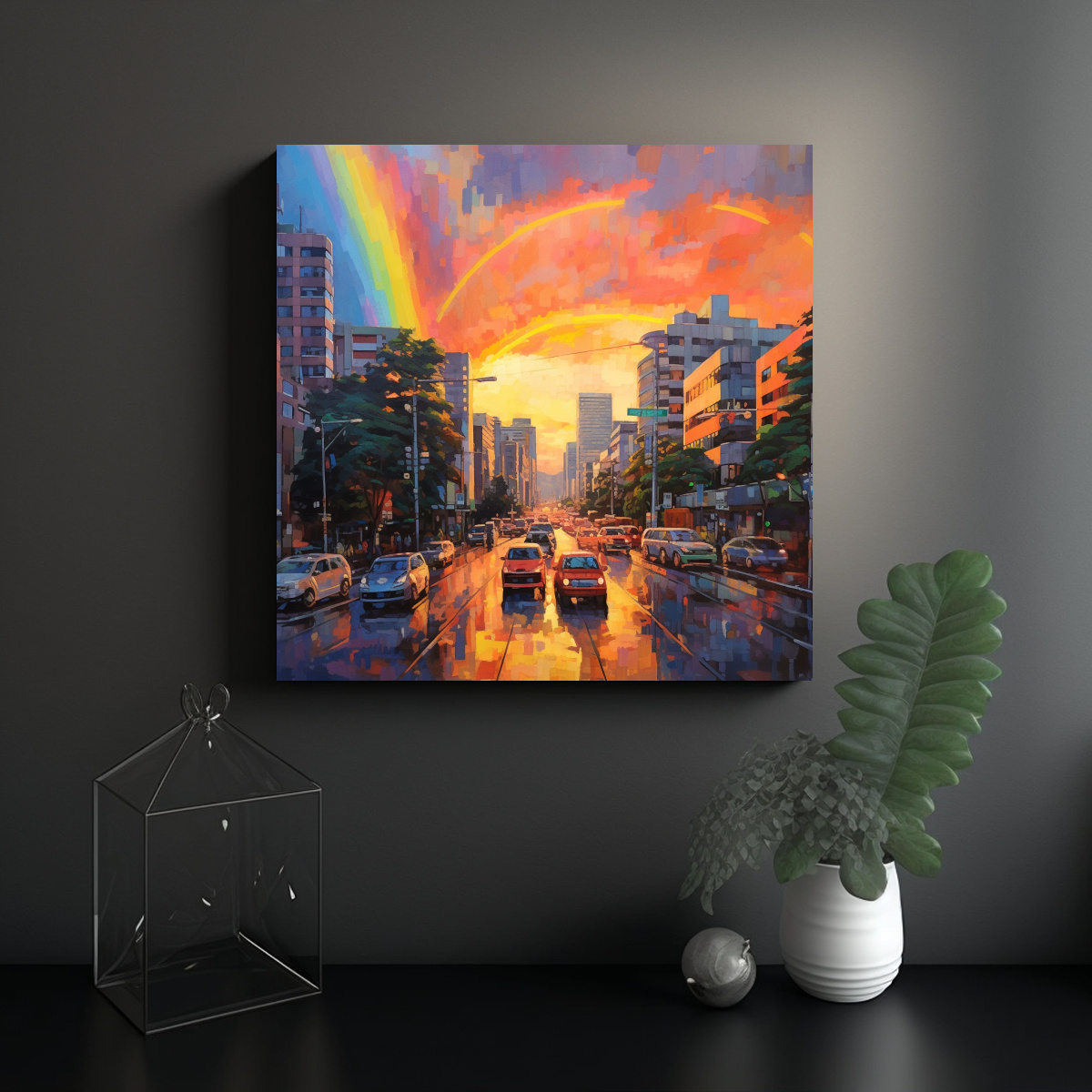 pintura-al-leo-tonos-unico-atardecer-en-tokio-con-colores-intensos-y-pinceladas-refinadas-1