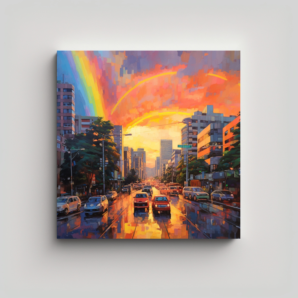pintura-al-leo-tonos-unico-atardecer-en-tokio-con-colores-intensos-y-pinceladas-refinadas