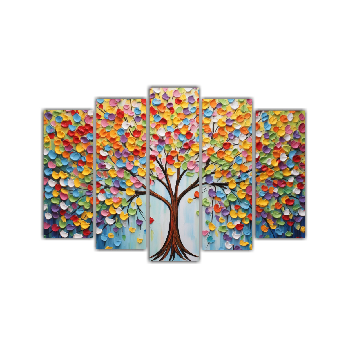 pintura-de-flores-de-tilo-arco-ris-en-lienzo-estilo-moderno