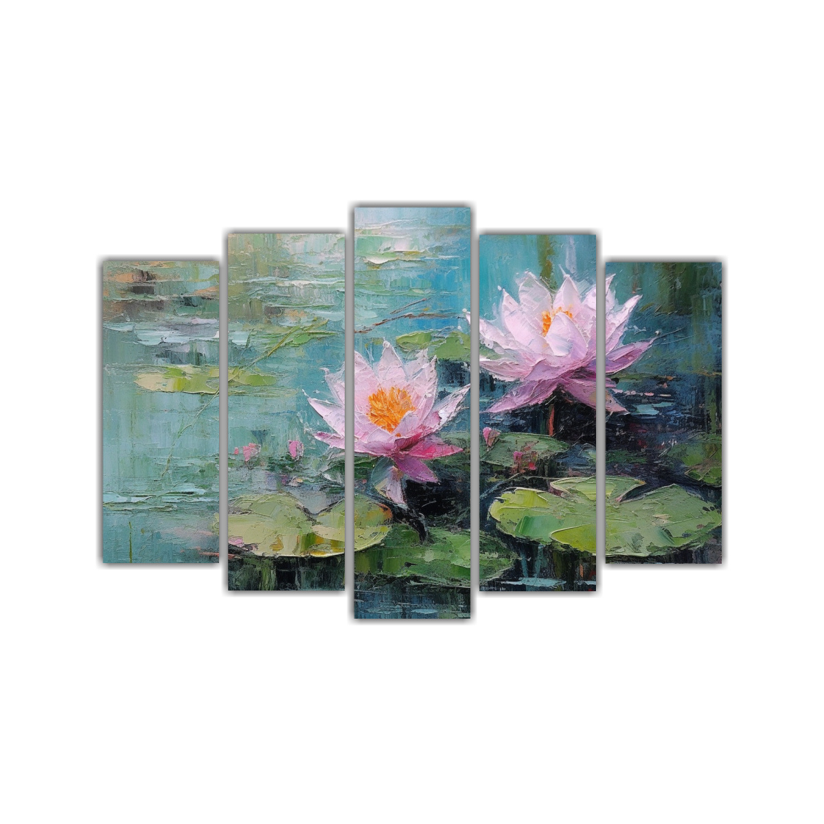 pintura-de-nen-fares-rosados-sobre-fondo-verde
