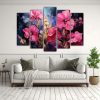 pintura-de-pared-rectangular-con-granos-de-amaranto-en-colores-oro-y-rosa-1