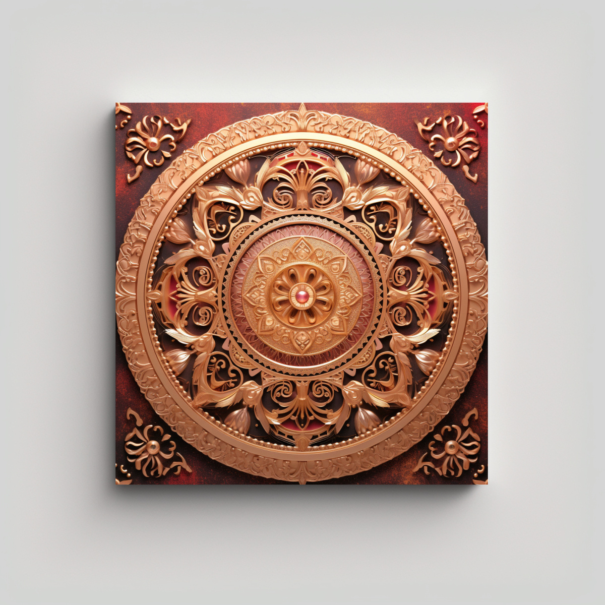 pintura-decorativa-con-mandala-met-lico-y-suave-iluminaci-n-frontal