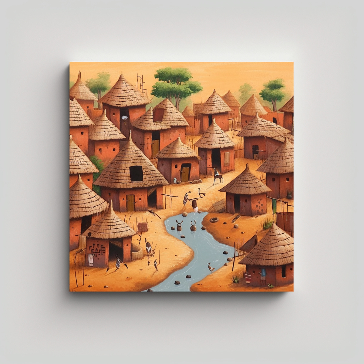 pintura-en-bastidor-arte-primitivo-africano-con-colores-pop-