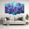 pintura-en-lienzo-de-flores-en-los-colores-p-rpura-y-turquesa-1