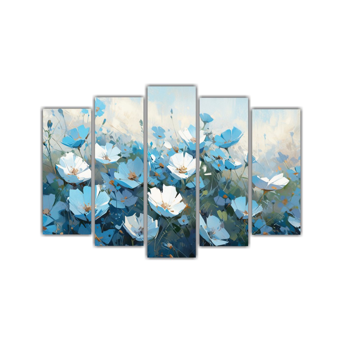 pintura-en-lienzo-original-flores-en-turquesa-y-azul-
