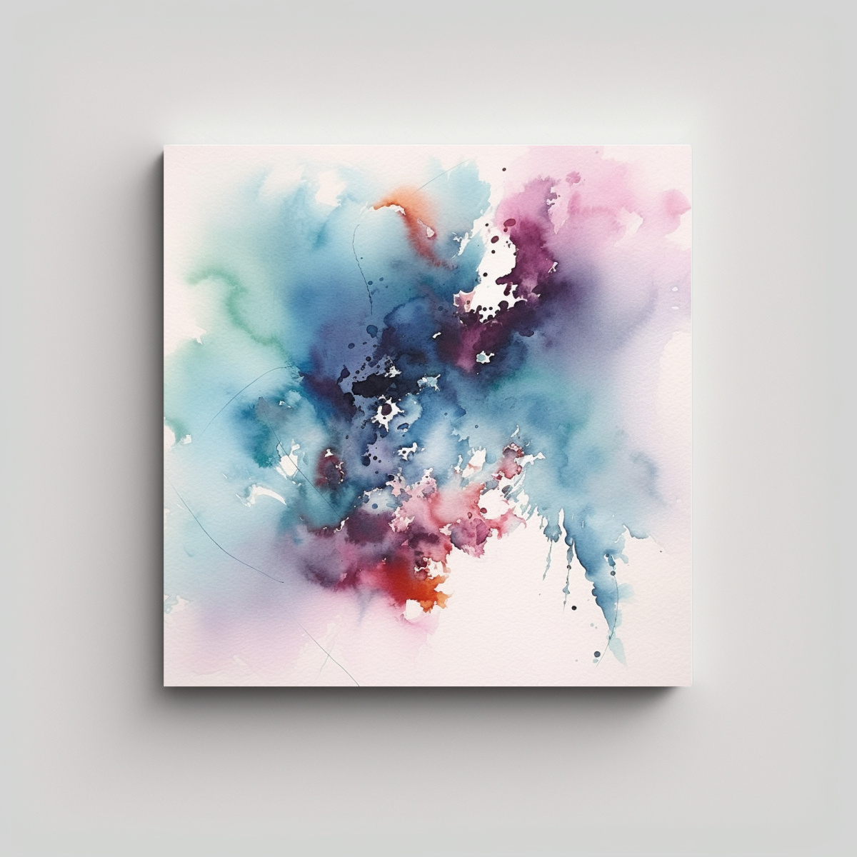 pintura-en-tinta-y-acuarela-de-gradaci-n-de-dise-o-simple-y-c-lido-con-dos-colores-