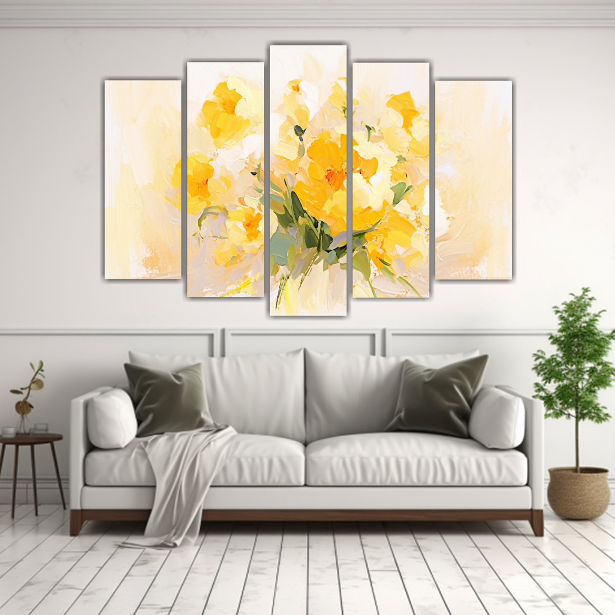 pintura-floral-amarilla-y-dorada-en-lienzo-contrastante-1-1