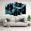 pintura-floral-cl-sica-en-lienzo-turquesa-y-negro-1