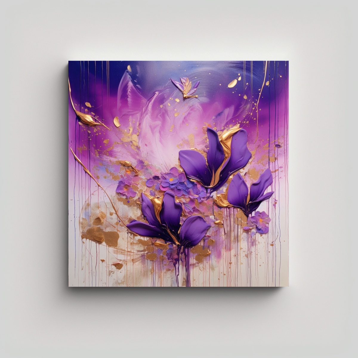 pintura-inspiradora-armon-a-p-rpura-y-dorada-estilo-goteo