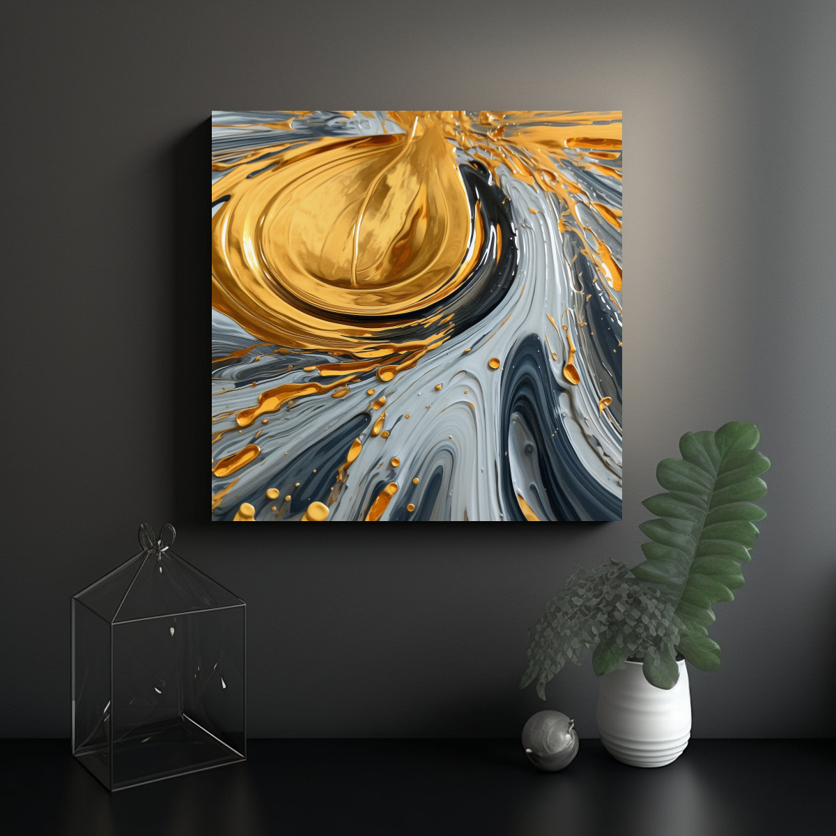 pintura-japonesa-abstracta-fuente-en-lienzo-visual-dorado-y-plateado-1