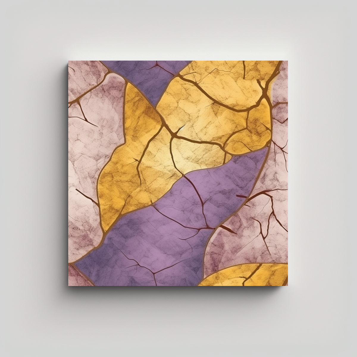 pintura-juvenil-de-plantas-acuarela-emergiendo-en-textura-de-tierra-seca-en-morado