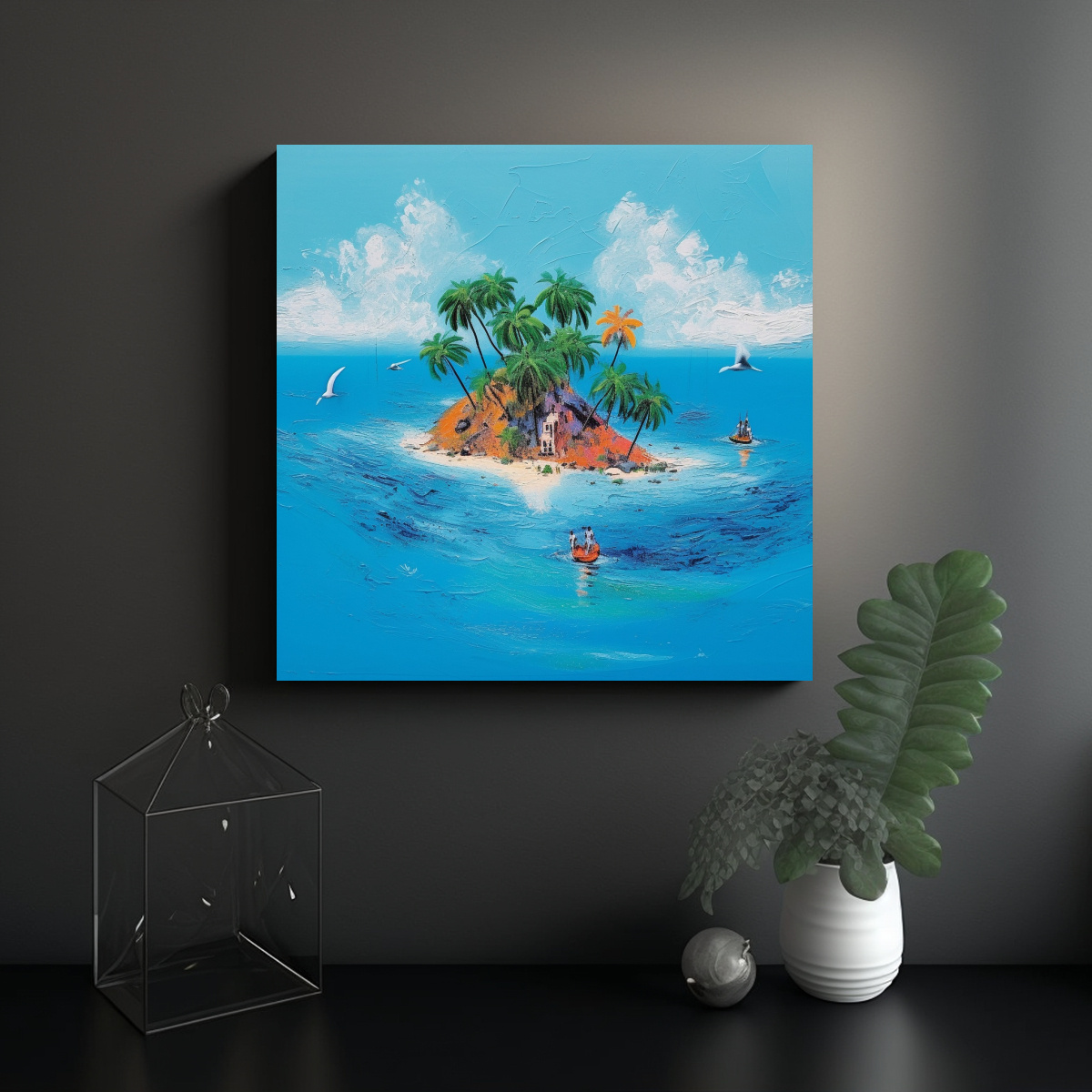 pintura-lienzo-estilo-isla-tropical-fase-azul-picasso-1-1