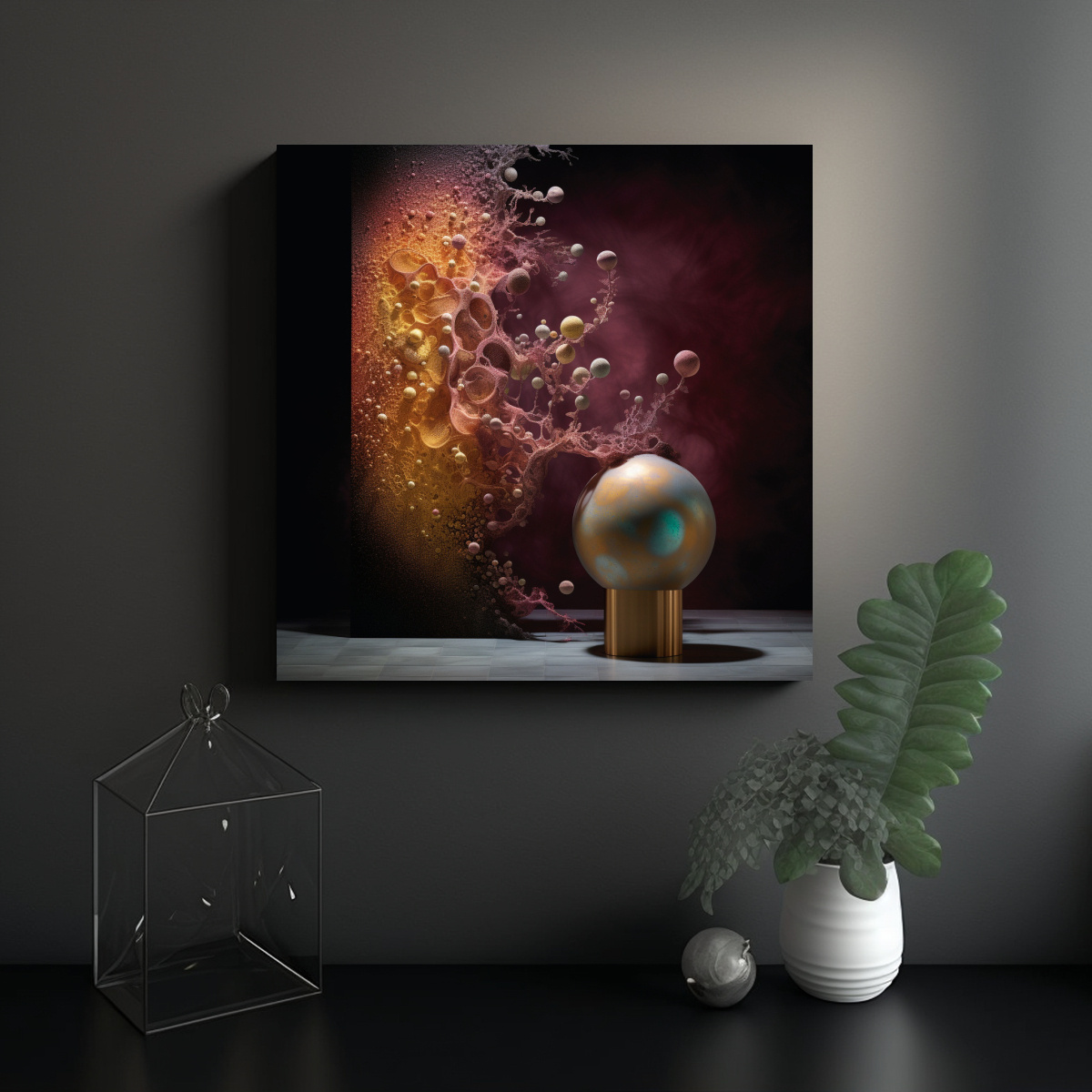 pintura-lienzo-relieve-focus-columna-agua-burbujeante-bajo-surf-1