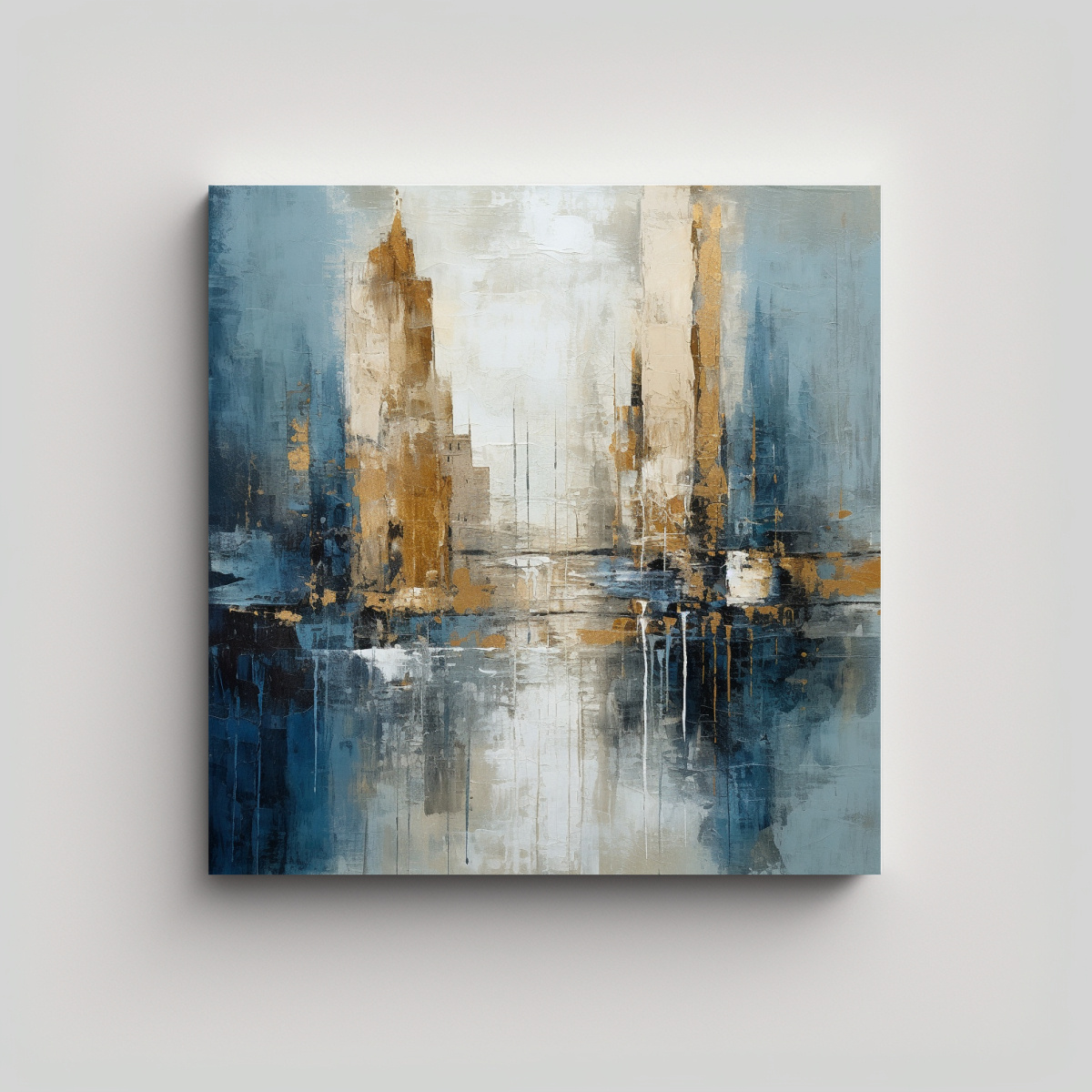 pintura-llamativa-en-azul-oro-y-blanco-con-estilo-de-gris-oscuro