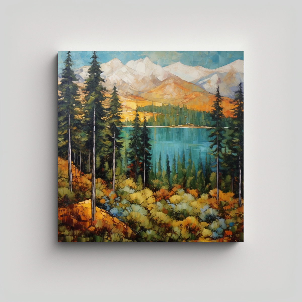 pintura-paisaje-monta-as-lagos-pinos-bariloche-estilo-