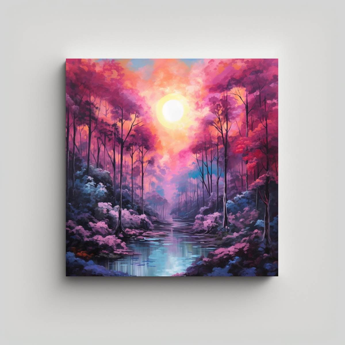 pintura-tela-relieve-paisaje-bosque-al-atardecer-estilo-iluminaci-n-