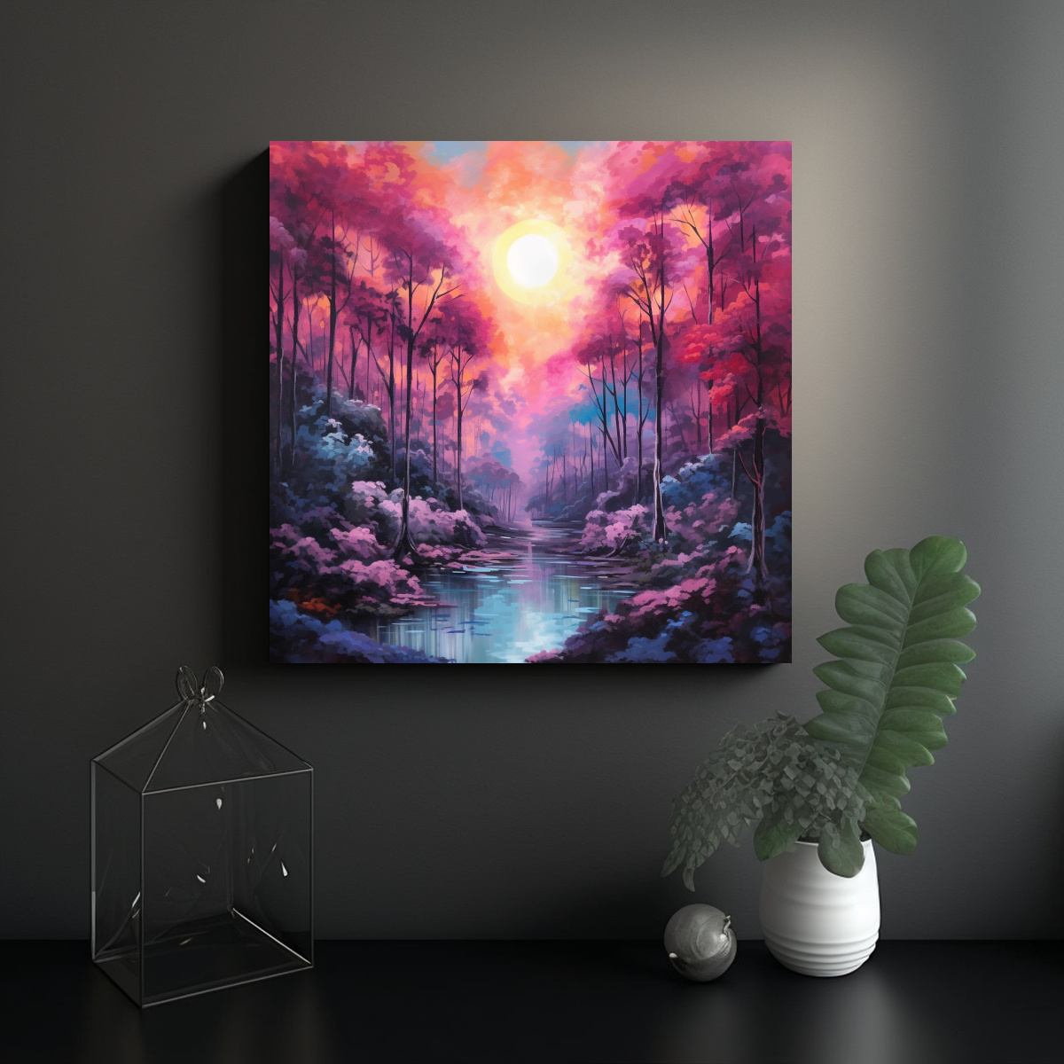 pintura-tela-relieve-paisaje-bosque-al-atardecer-estilo-iluminaci-n-1-1