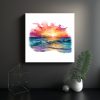 pinturas-abstractas-de-playa-al-atardecer-con-acuarela-variada-1