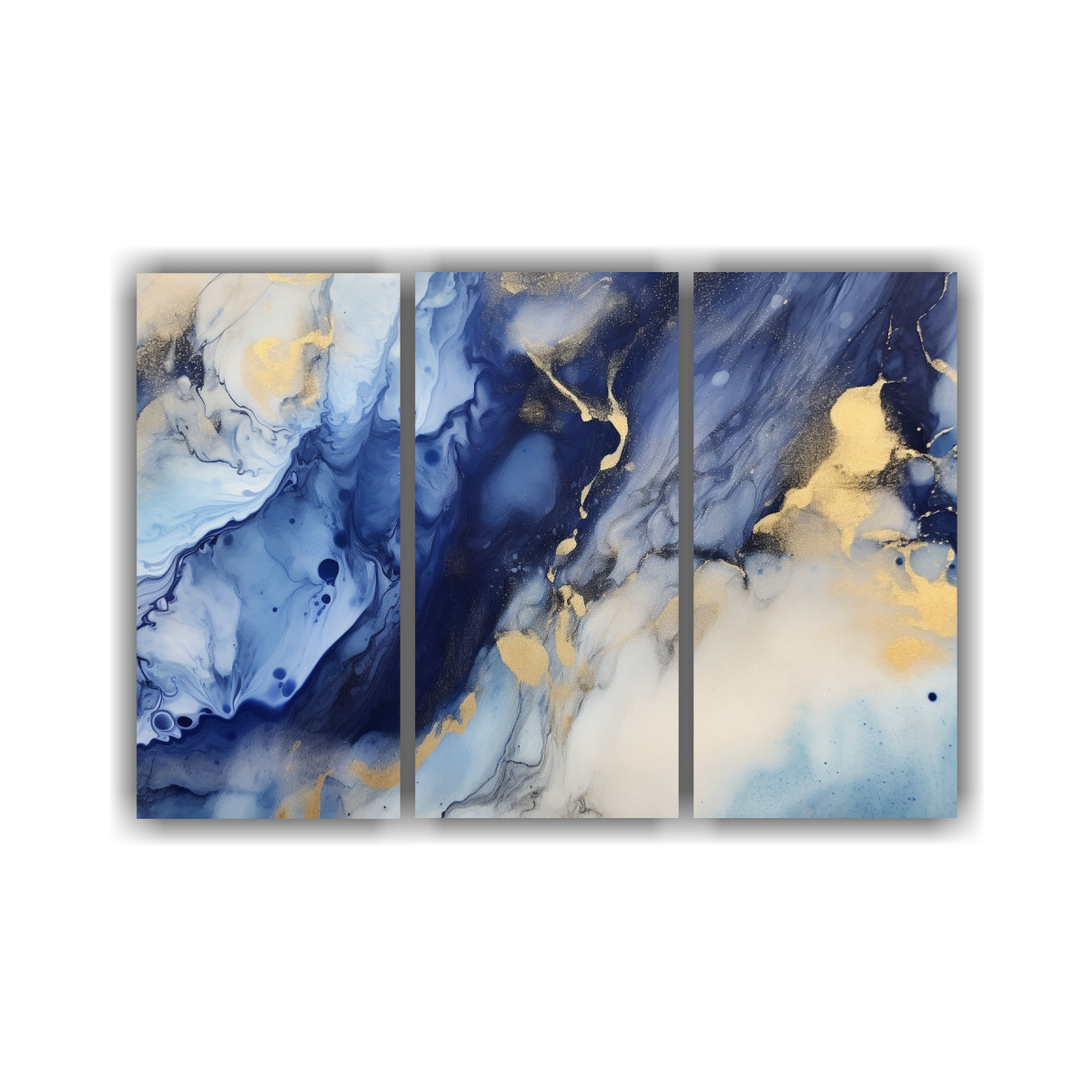 pinturas-abstractas-en-tela-azul-y-dorado-din-micas