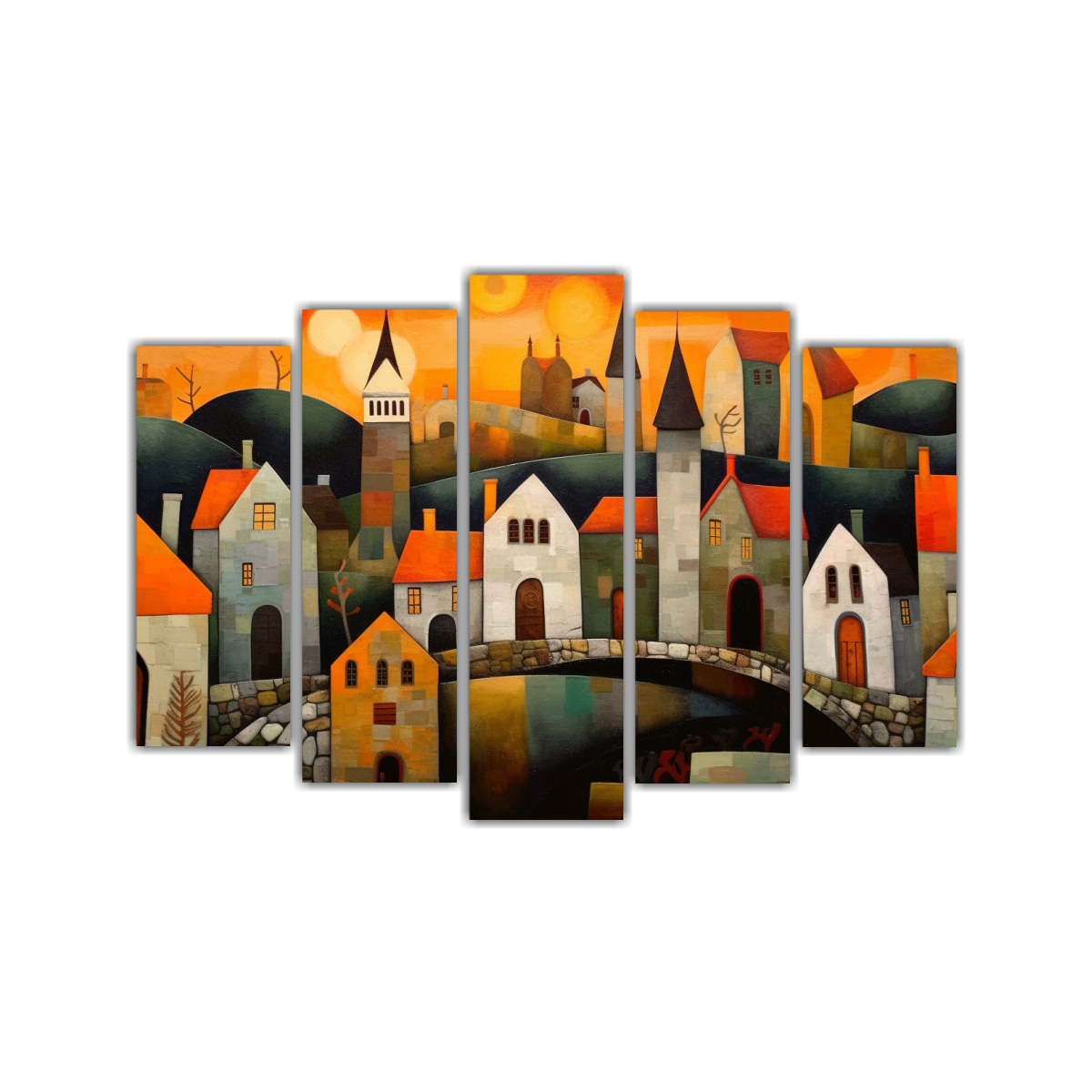 pinturas-abstractas-equilibradas-estilo-george-birrell-para-decorar-