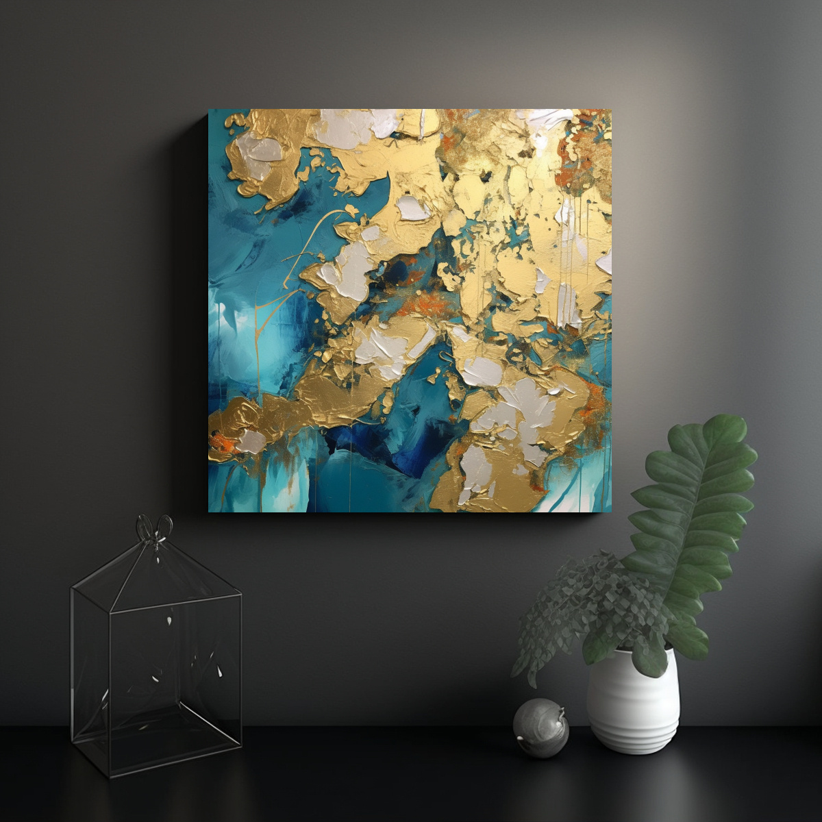 pinturas-abstractas-modernas-de-florida-con-calidez-y-hoja-de-oro-1