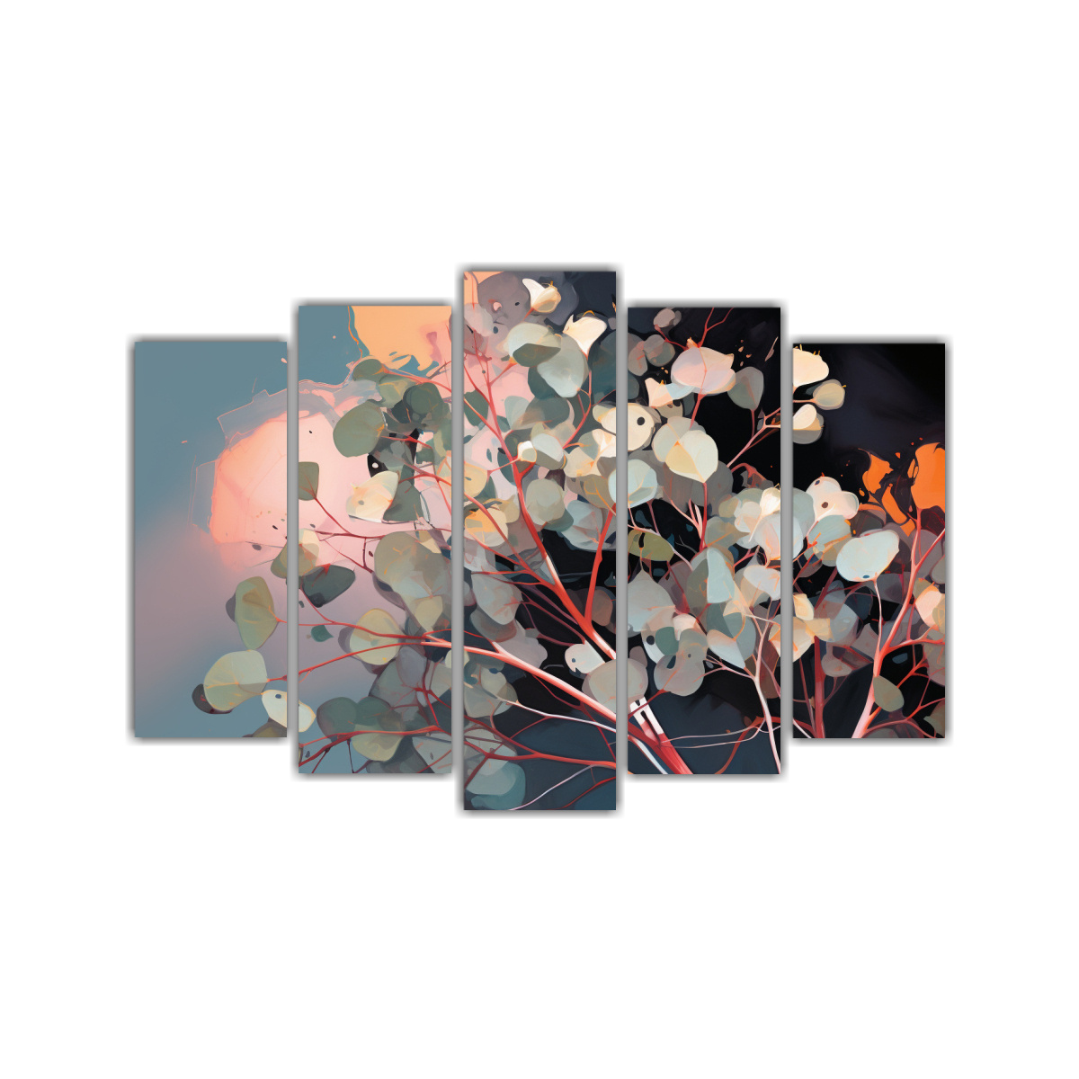 pinturas-de-bellas-artes-imagen-de-comedor-con-rbol-de-eucalipto-en-colores-apagados-atmosfera-neonoir