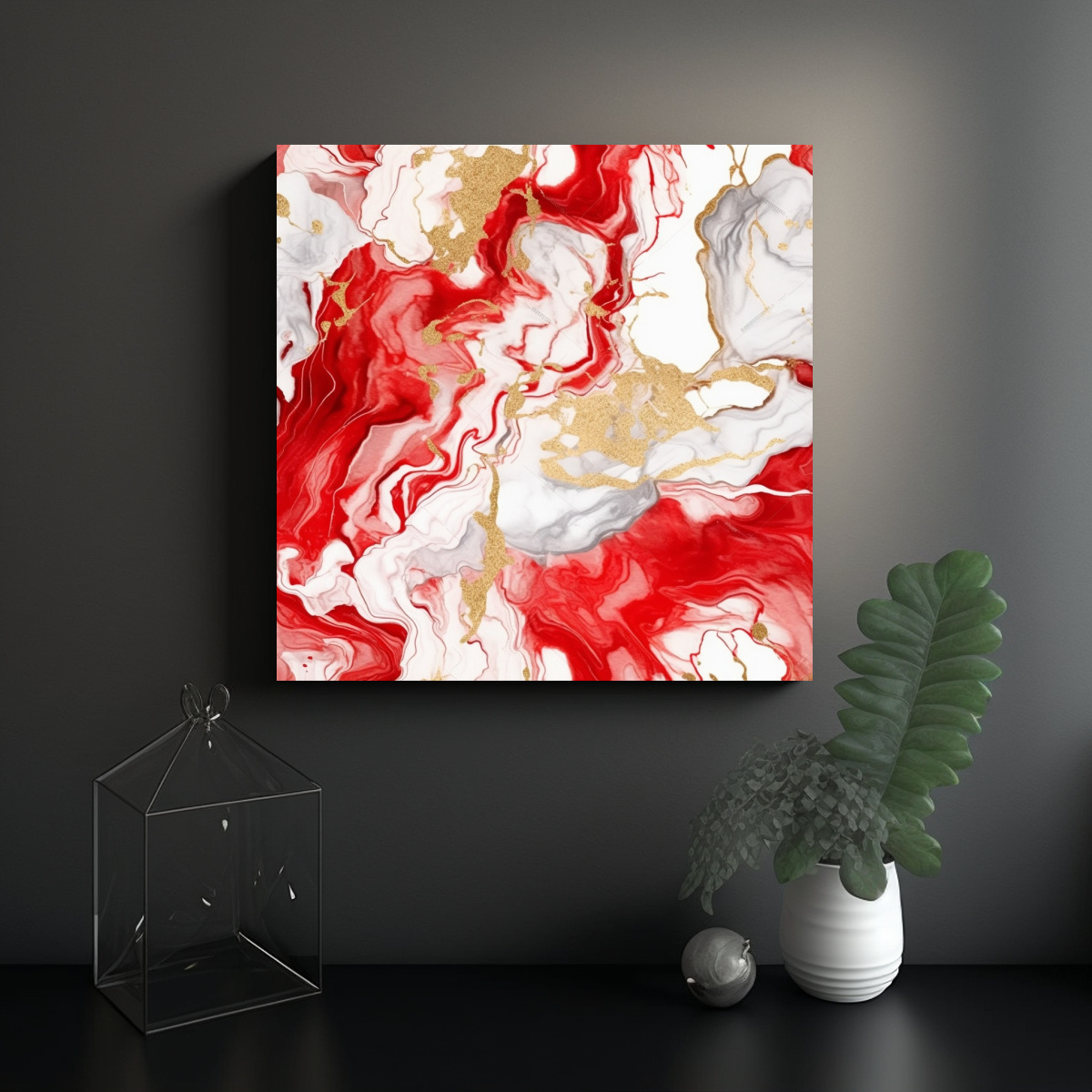 pinturas-de-decoraci-n-en-relieve-digital-de-arte-moderno-en-tinta-de-alcohol-roja-y-blanca-con-dorado-1
