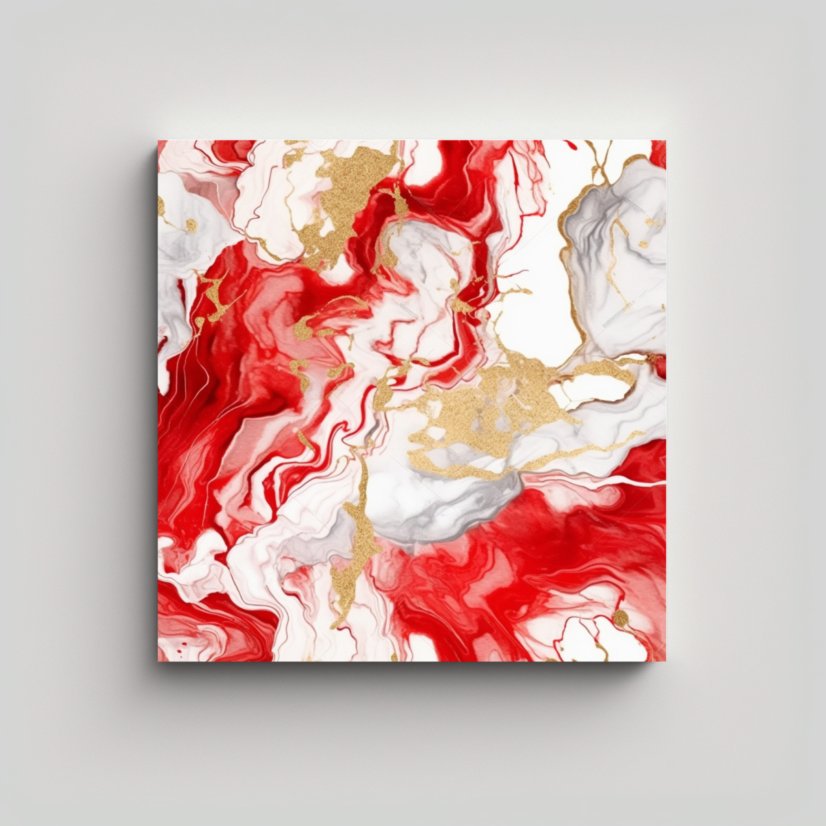 pinturas-de-decoraci-n-en-relieve-digital-de-arte-moderno-en-tinta-de-alcohol-roja-y-blanca-con-dorado
