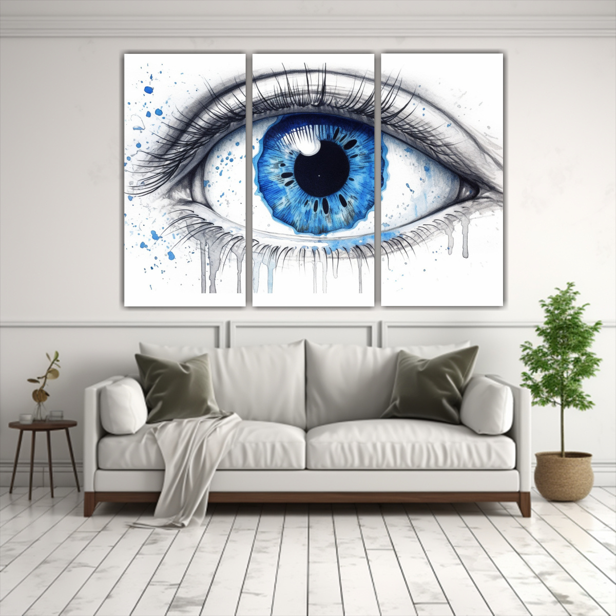 pinturas-de-decoraci-n-juvenil-con-tres-telas-en-bastidor-ojo-azul-1