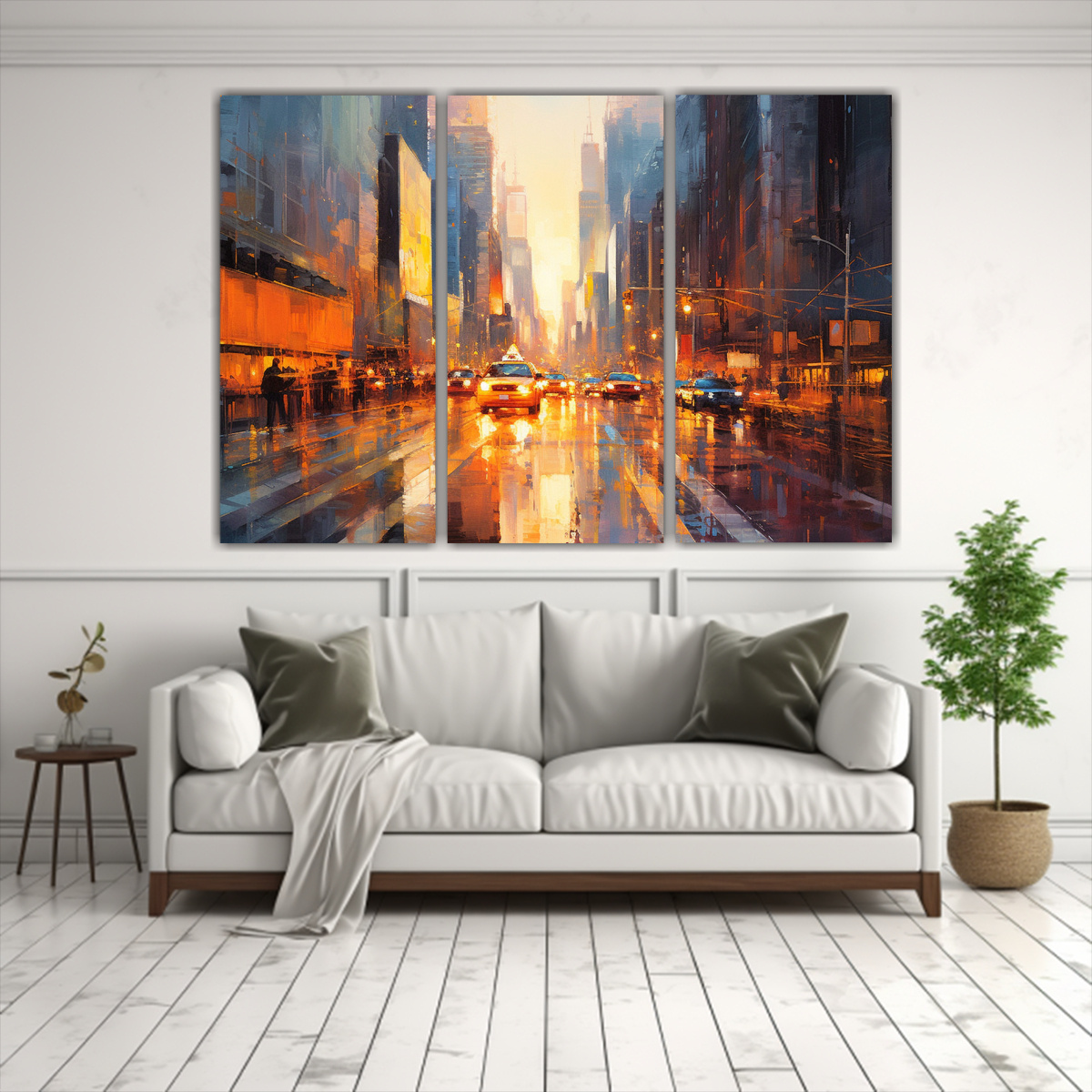 pinturas-de-lienzo-modernas-para-oficina-calle-de-nueva-york-al-anochecer-1-1