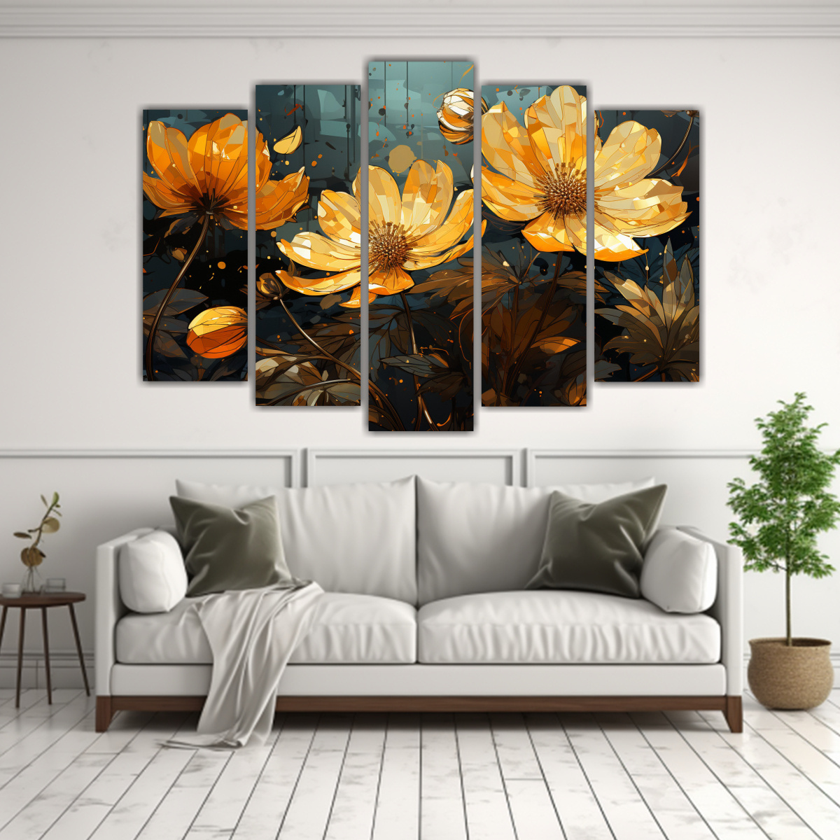 pinturas-de-pared-en-arroz-amarillo-y-dorado-para-interiores-modernos-1