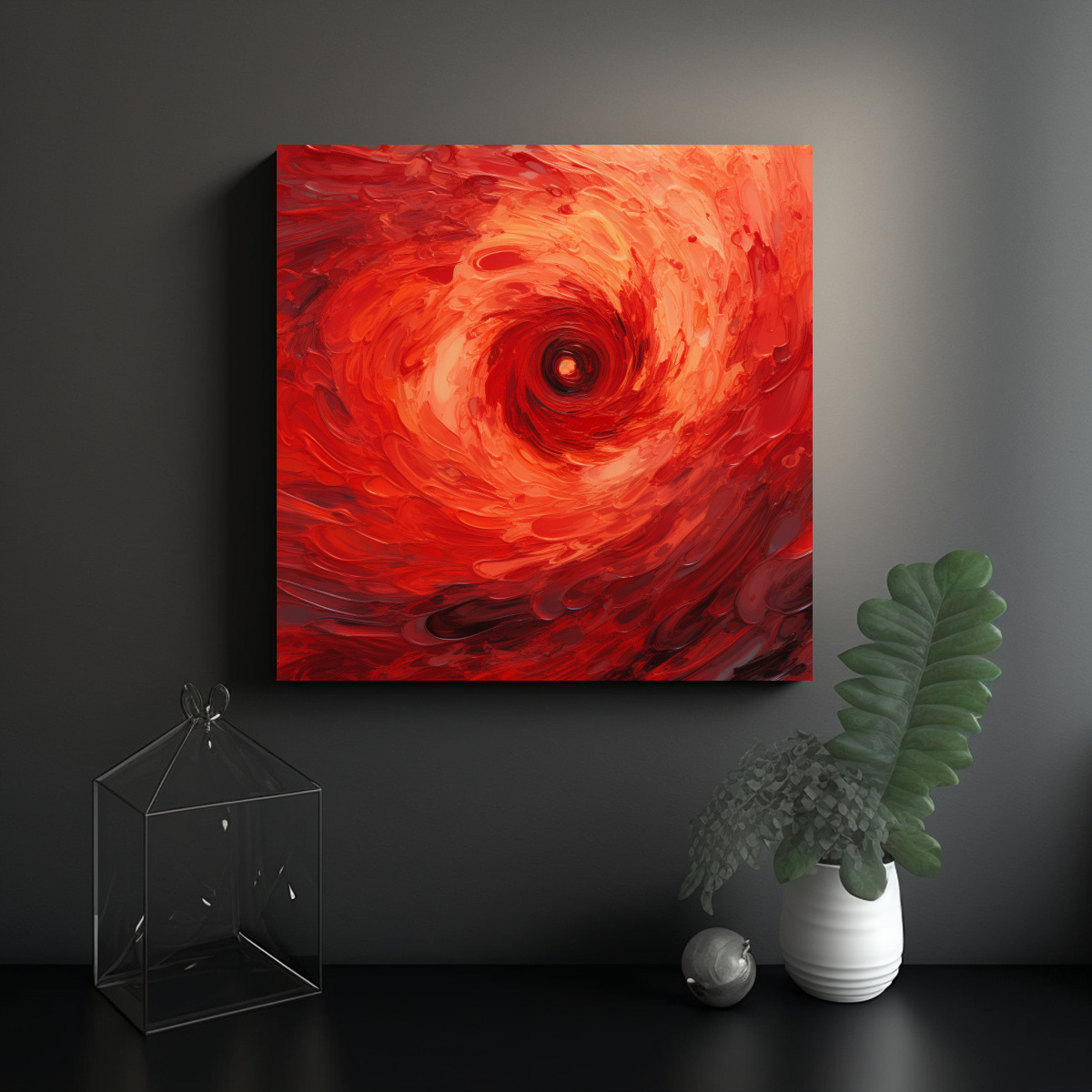 pinturas-decorativas-abstractas-innovadoras-en-remolino-carmes-y-malaise-rojo-brillante-1-1