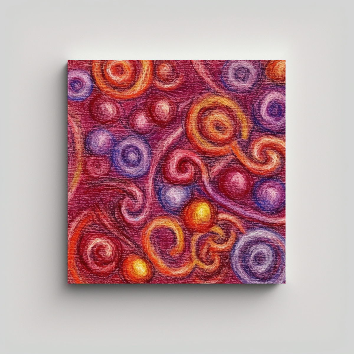 pinturas-decorativas-con-textura-de-espirales-y-crayones