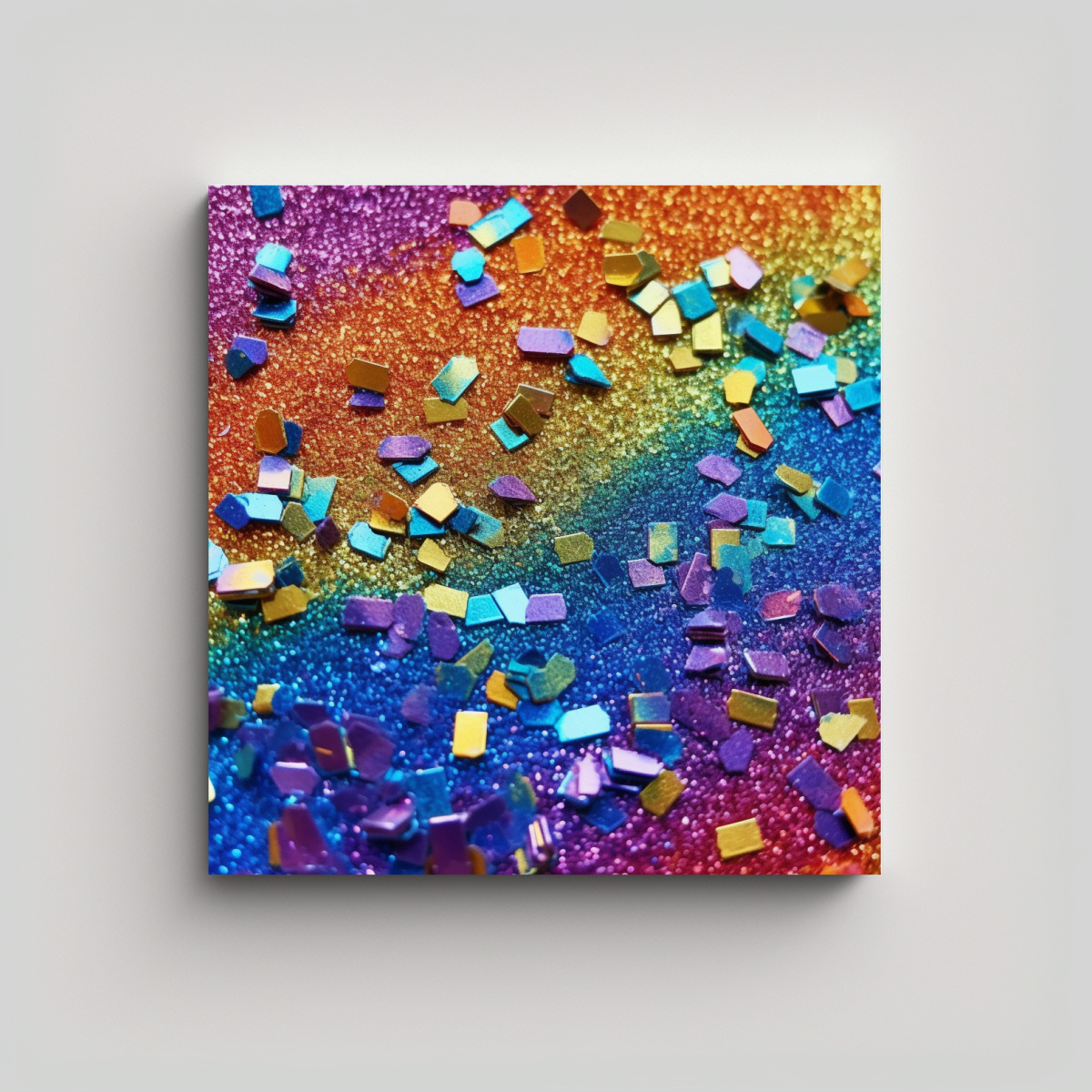 pinturas-decorativas-con-textura-de-purpurina-arco-ris