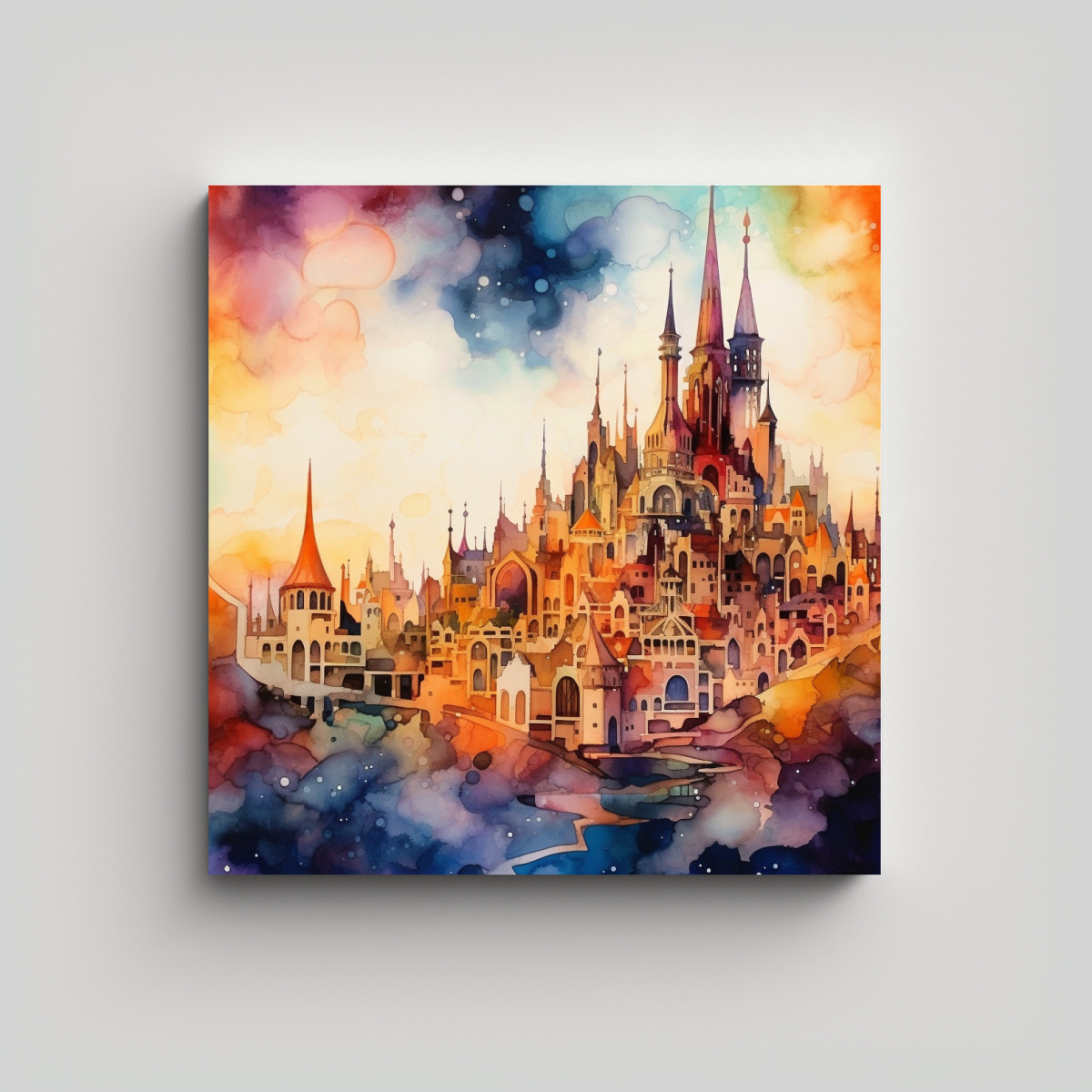 pinturas-decorativas-de-acuarela-maestr-a-en-movimiento-y-adornos-