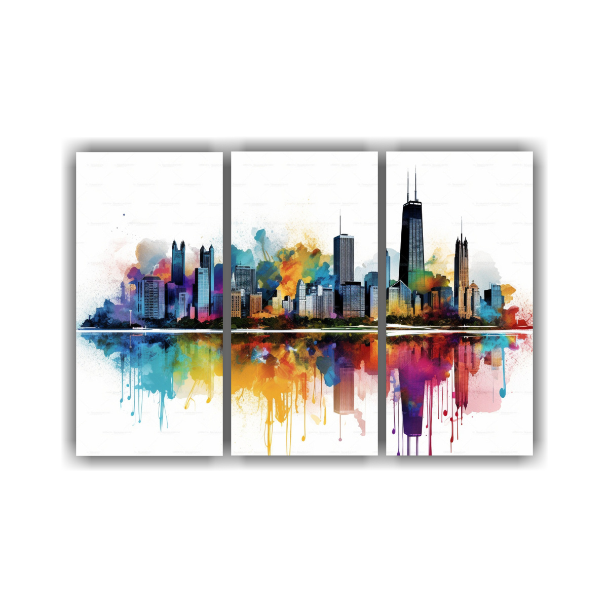 pinturas-decorativas-de-alta-calidad-chicago-en-perspectiva-arco-ris-vibrante