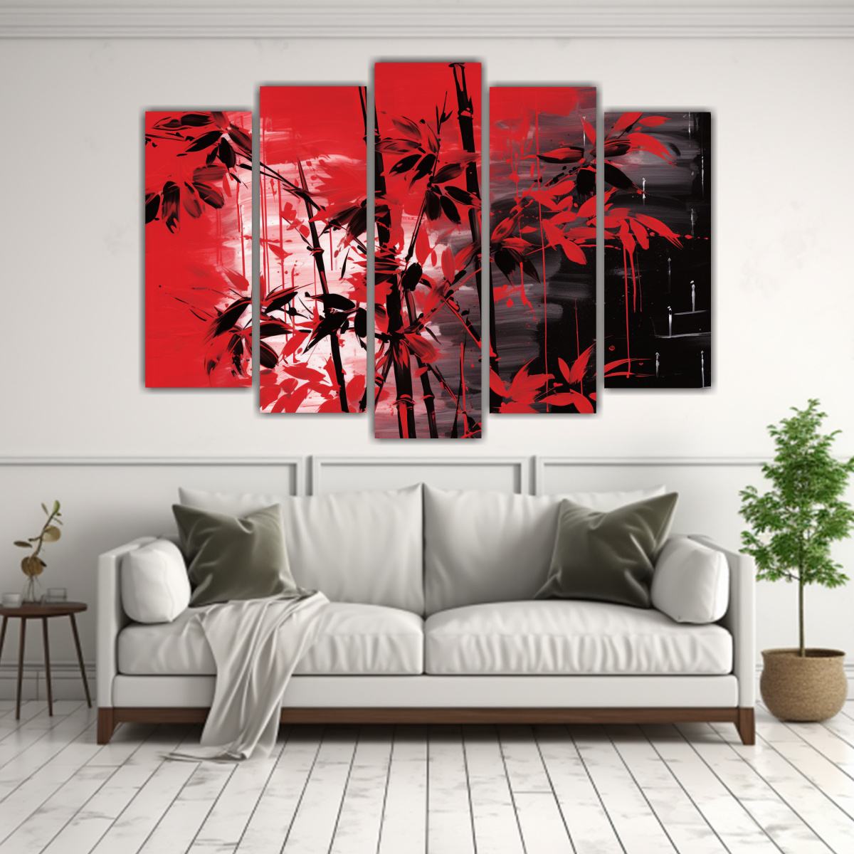 pinturas-decorativas-de-bamb-en-rojo-y-negro-estilo-neonoir-1-1