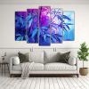 pinturas-decorativas-de-cinco-lienzos-en-tela-con-hojas-de-bamb-en-tonos-morado-y-azul-atm-sfera-neonoir-1