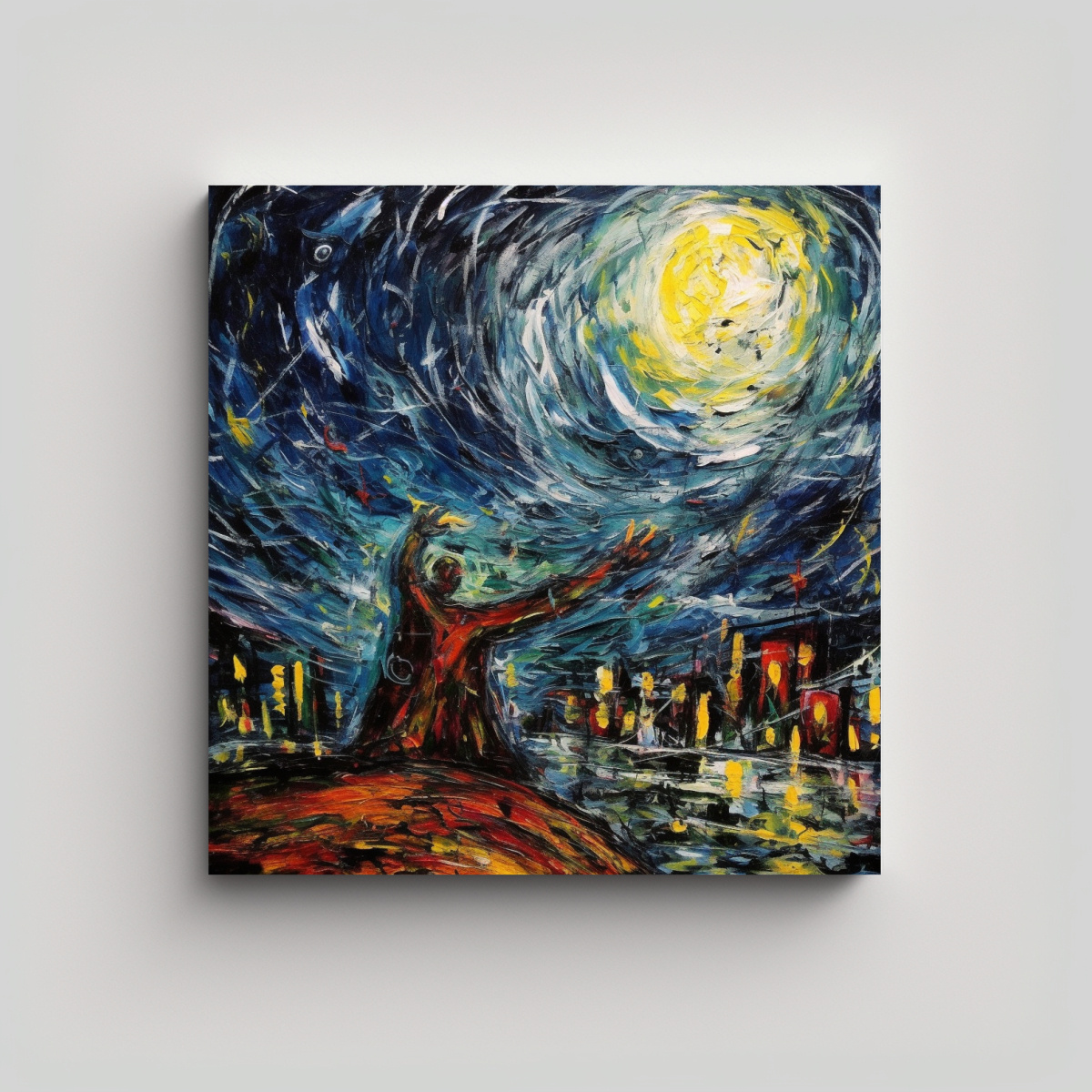 pinturas-decorativas-de-estilo-expresionista-en-tema-de-noche-tormentosa